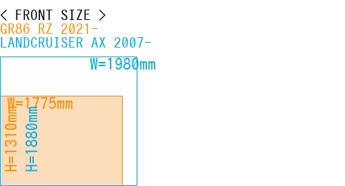 #GR86 RZ 2021- + LANDCRUISER AX 2007-
